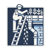 gutter cleaning icon